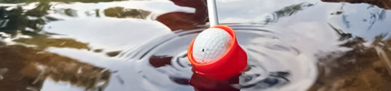 Fluorescent Orange Golf Ball Retriever