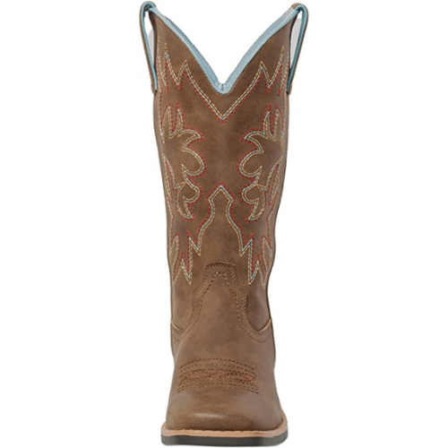 Shesole Women's Mid Calf Square Toe Cowboy Boot