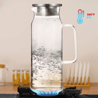 BOTTLE BOTTLE Glass Tea Pitcher