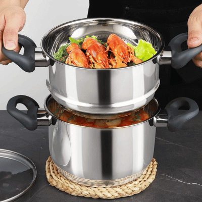 LUXGRACE Steamer Pot with Lid