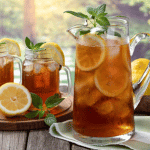 Tea Pitcher on Napkin