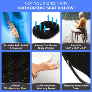 Orthopedic Donut Pillow Features
