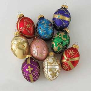 Kurt S. Adler Vintage Christmas Tree Ornaments