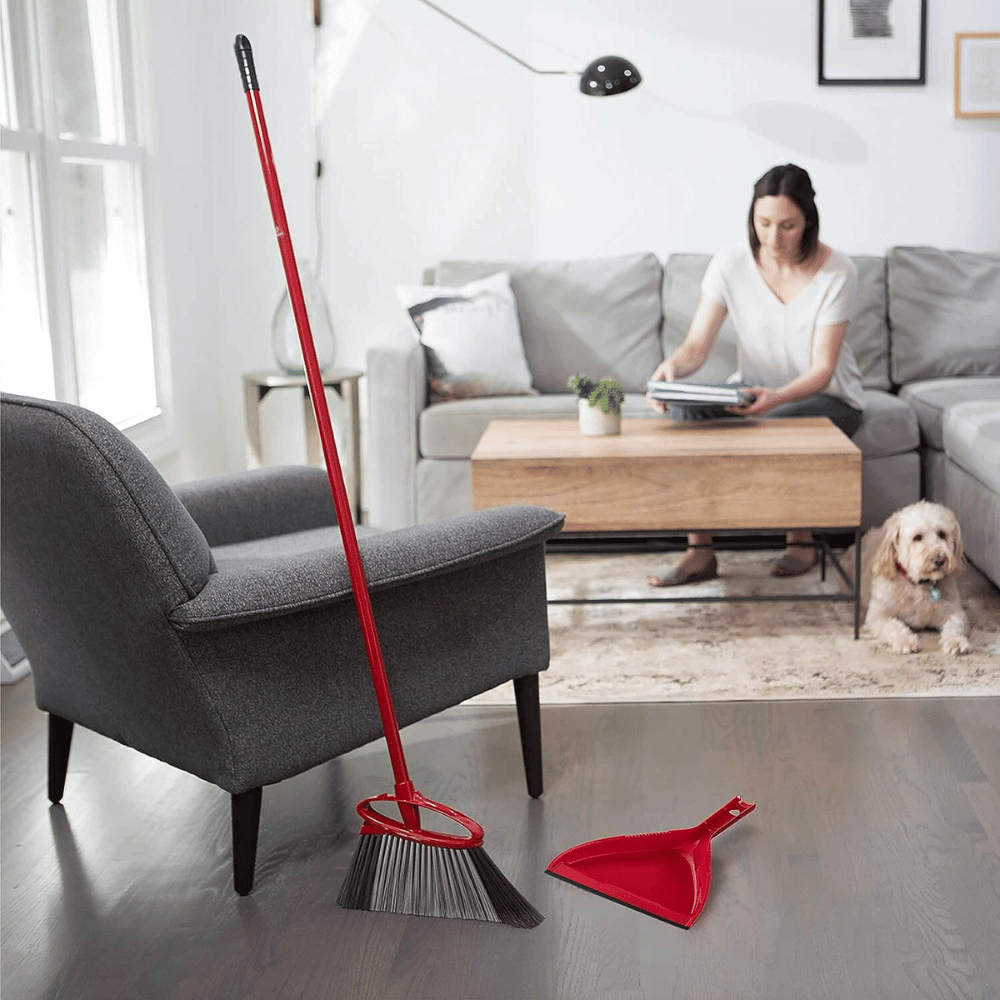 PowerCorner® Max Angle Broom with Dust Pan
