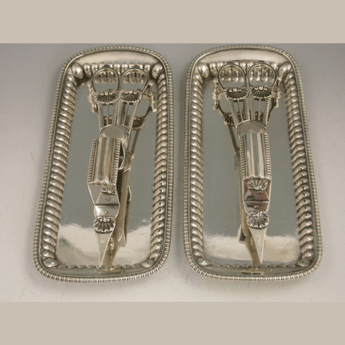Pair of early European candle snuffers