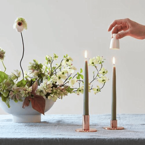 Modern candle snuffer