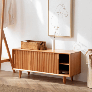 Dining room fluted console