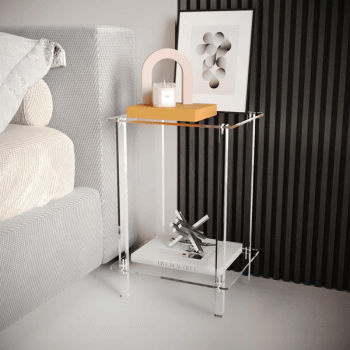 Eglaf Acrylic Small Side Table