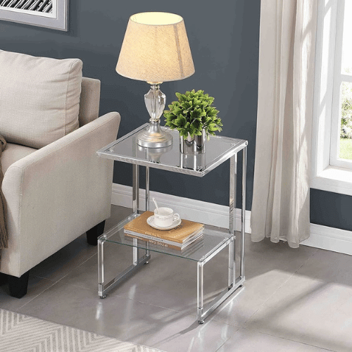 Acrylic side table