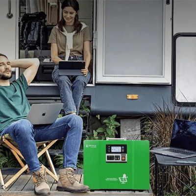 Solar-powered RV generator