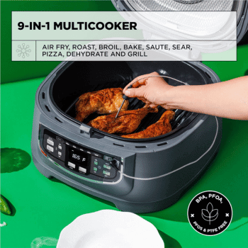 CRUX smokeless grill and air fryer