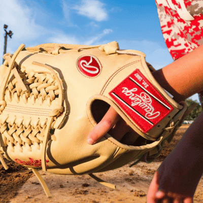 Softball infielders glove