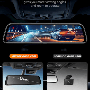 WOLFBOX G840S mirror dash camera