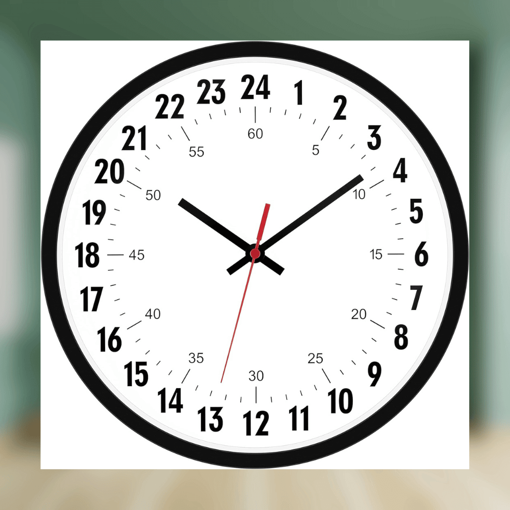How To Read A 24 Hour Analog Clock A Really Quick Tutorial