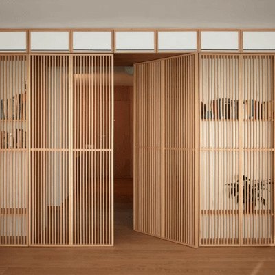 Fluted room divider