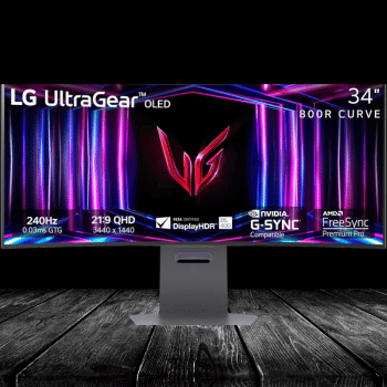 LG 34-inch LG UltraGear Curved Gaming Monitor