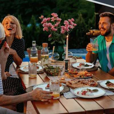 PURE LIVING Ceramic Dinnerware Setting