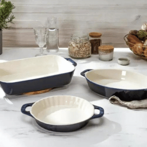 Staub 3-pc ceramic baking dish set