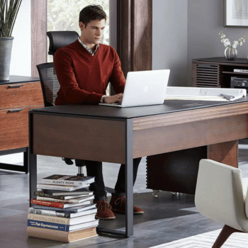 Modern home office desk