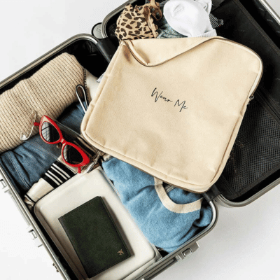 Lindsay Albanese Two-Sided Travel Laundry Bag