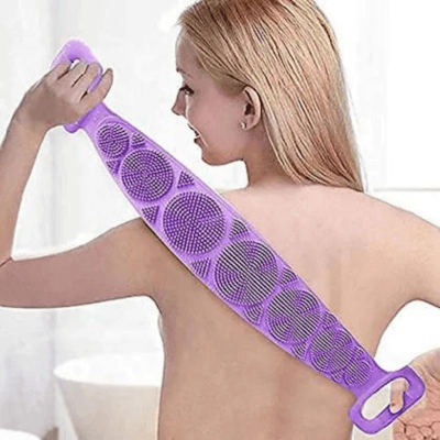 Purple Lichee Body Wash Silicone Body Scrubber