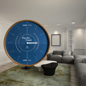 Pacific Coast Classic Tide Clock