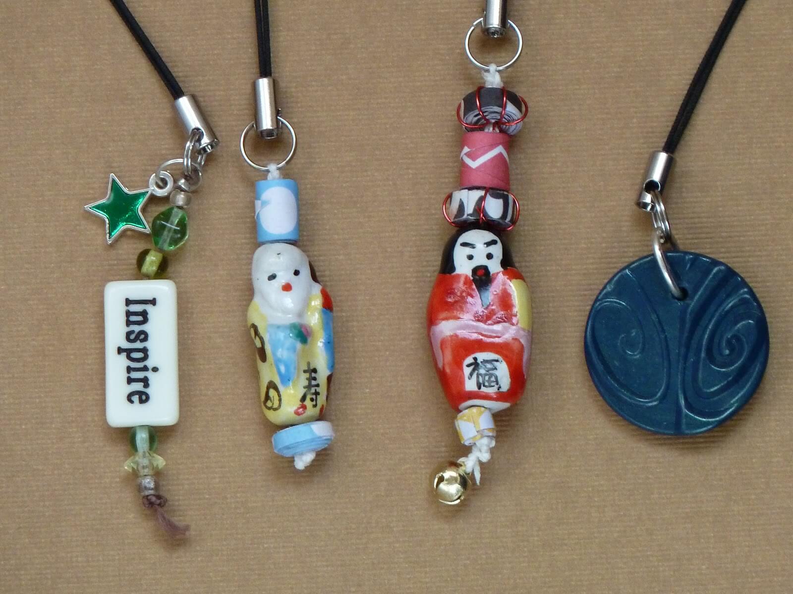Collection of Fruit Pixie phone charms