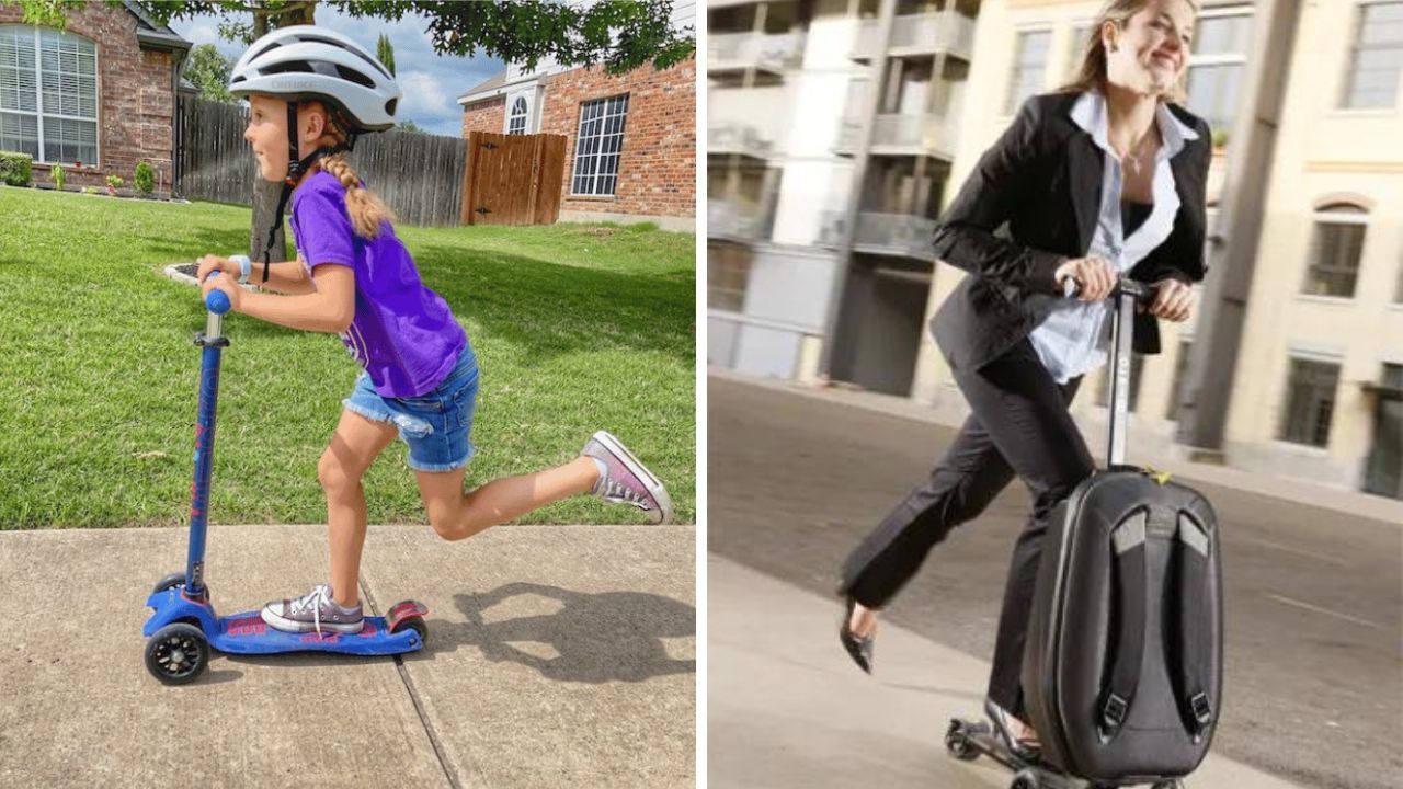 Sidewalker Scooter Action