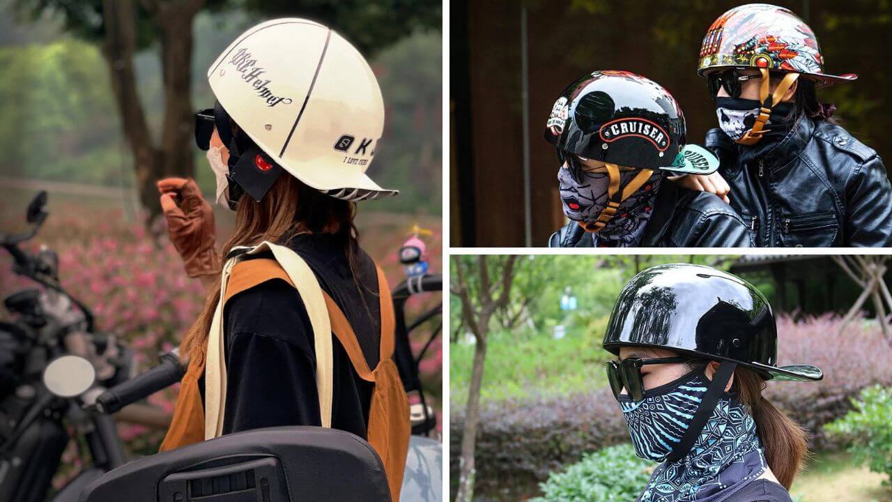Baseball Cap Motorcycle Helmet