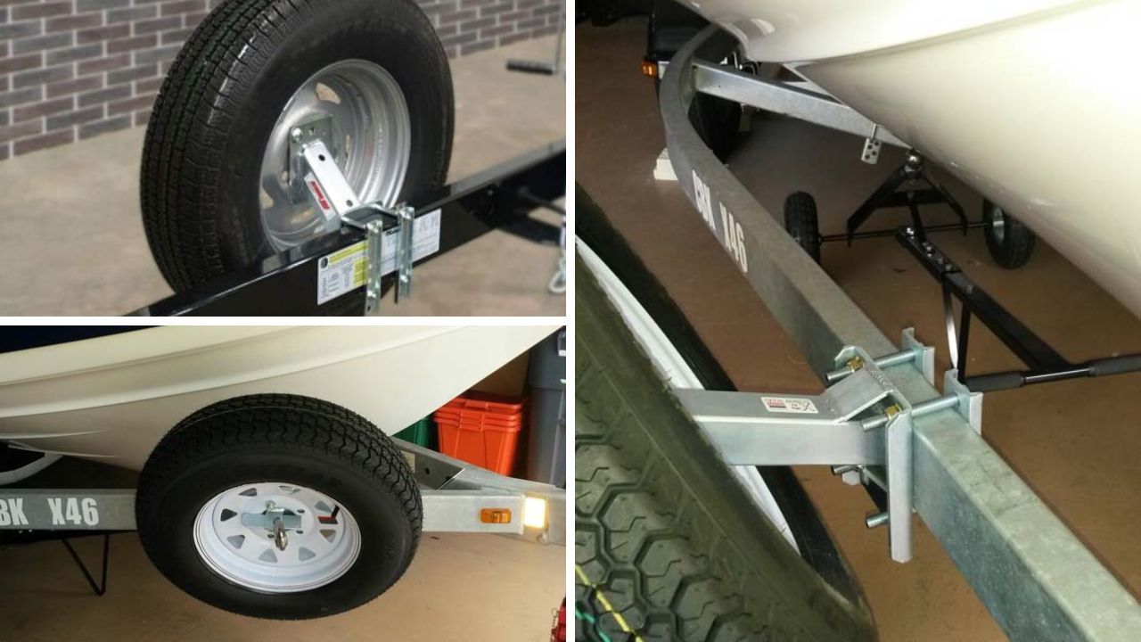 Boat Trailer Spare Tire Mount