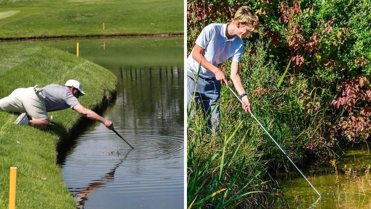 Using a Golf Ball Retriever