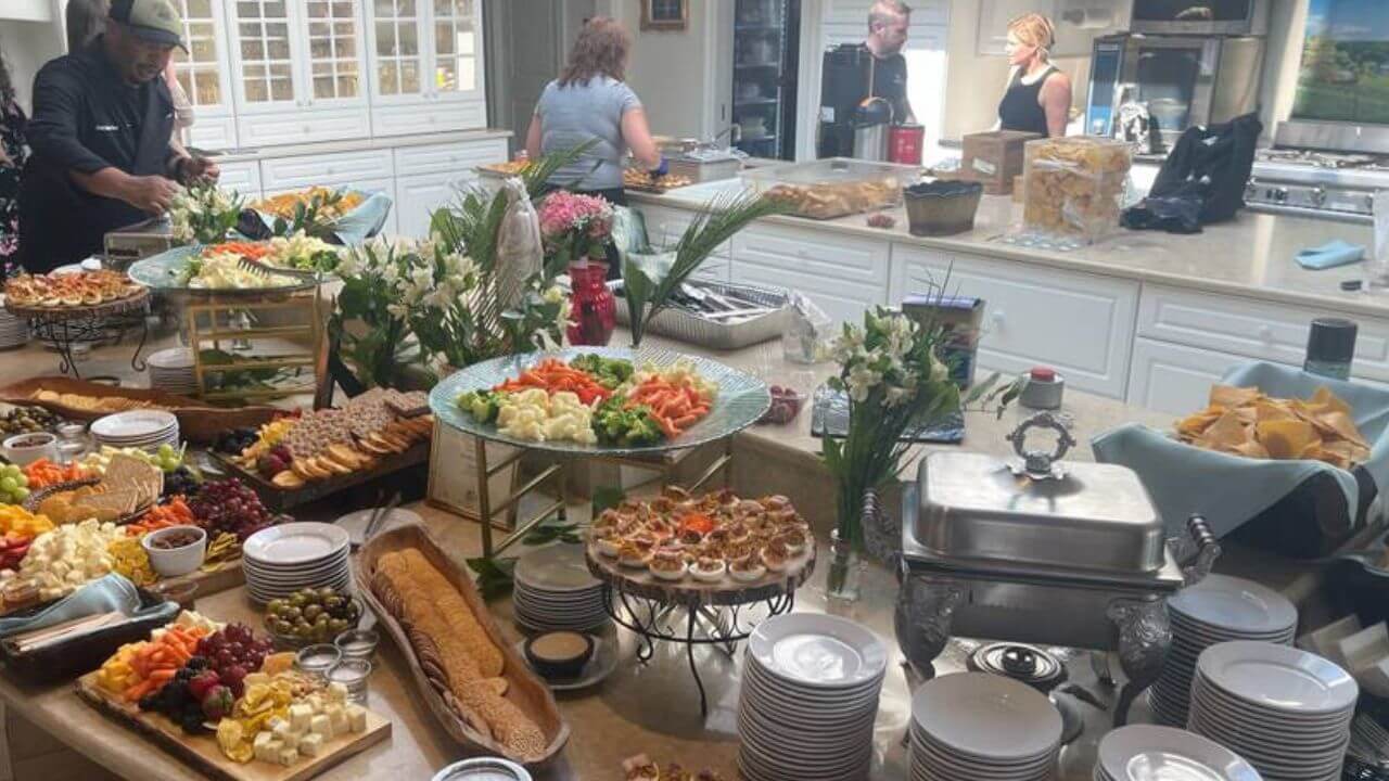 Informal Dinner Party Setting