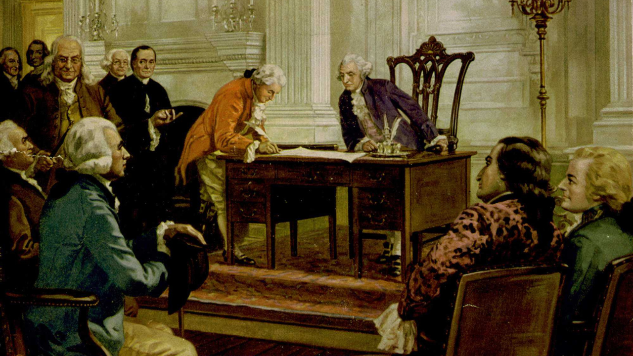 Signing Declaration of Independence