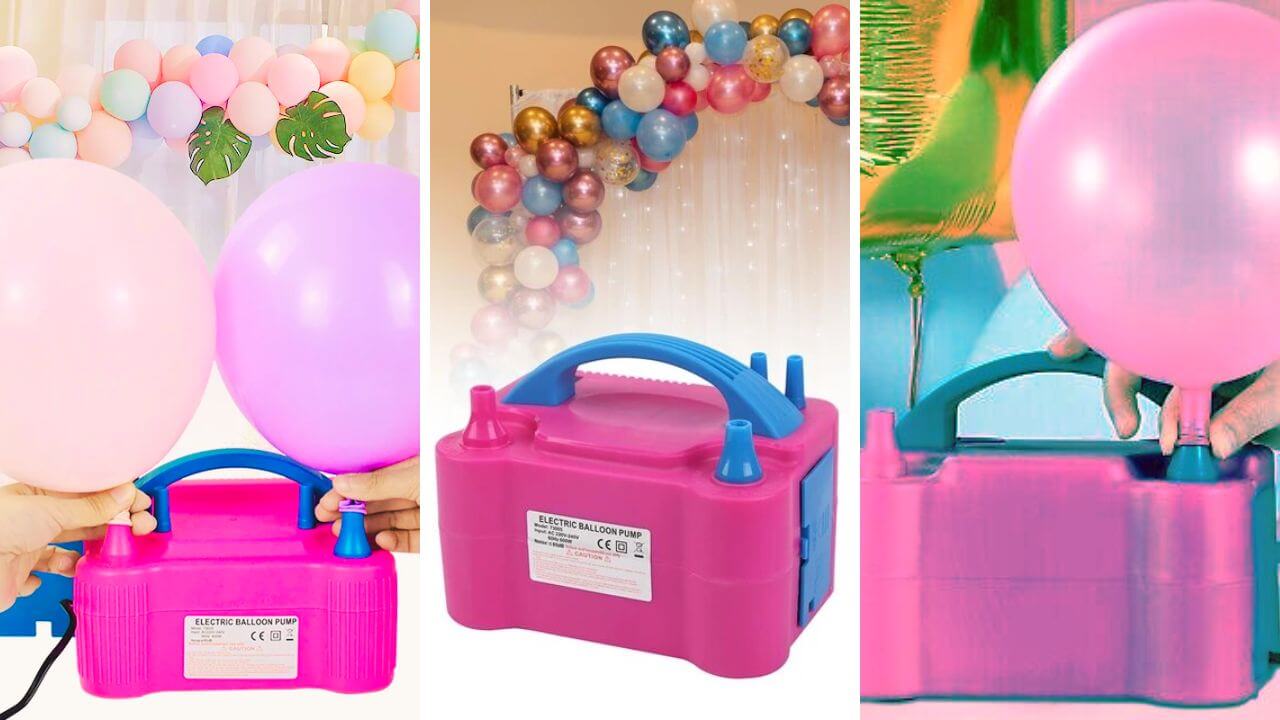 Three available balloon air pumps 