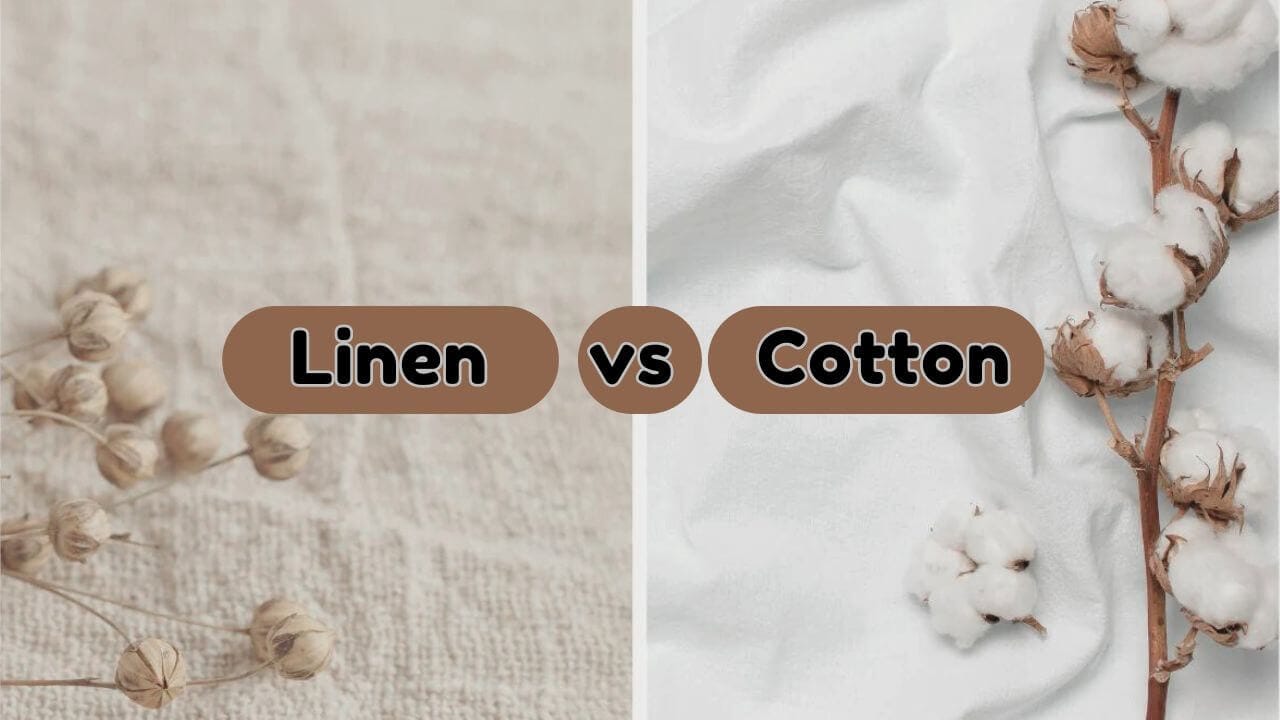 Linen pattern and a cotton pattern compared