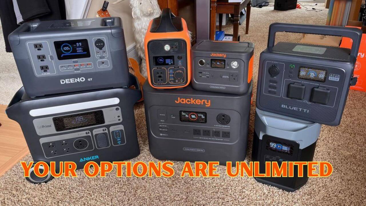 Seven brands and models of portable power stations