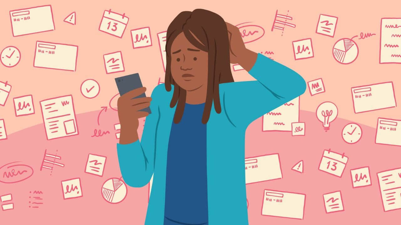 Person contemplating whether or not an ADHD planner actually works