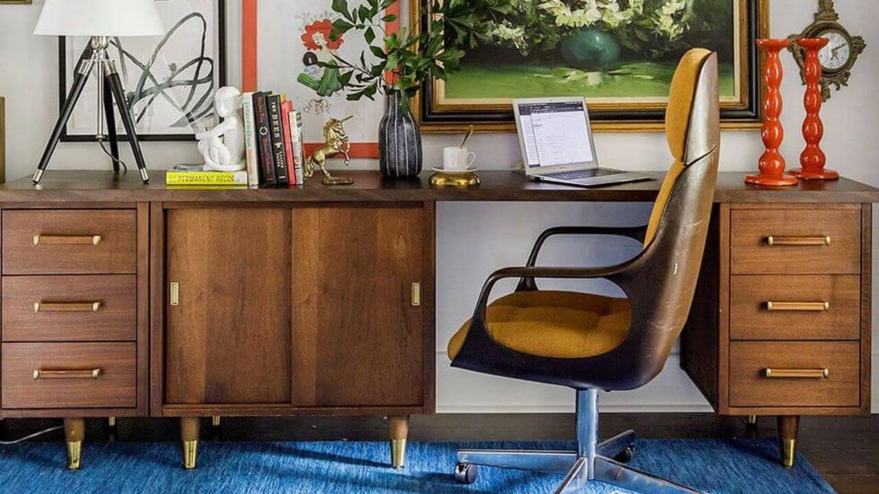 Work from home ergonomic office setup