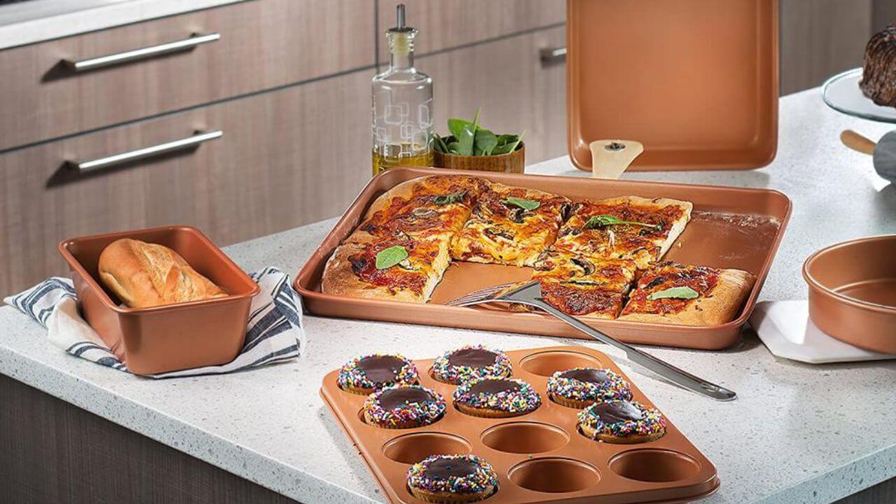 Baking with various ceramic bakeware