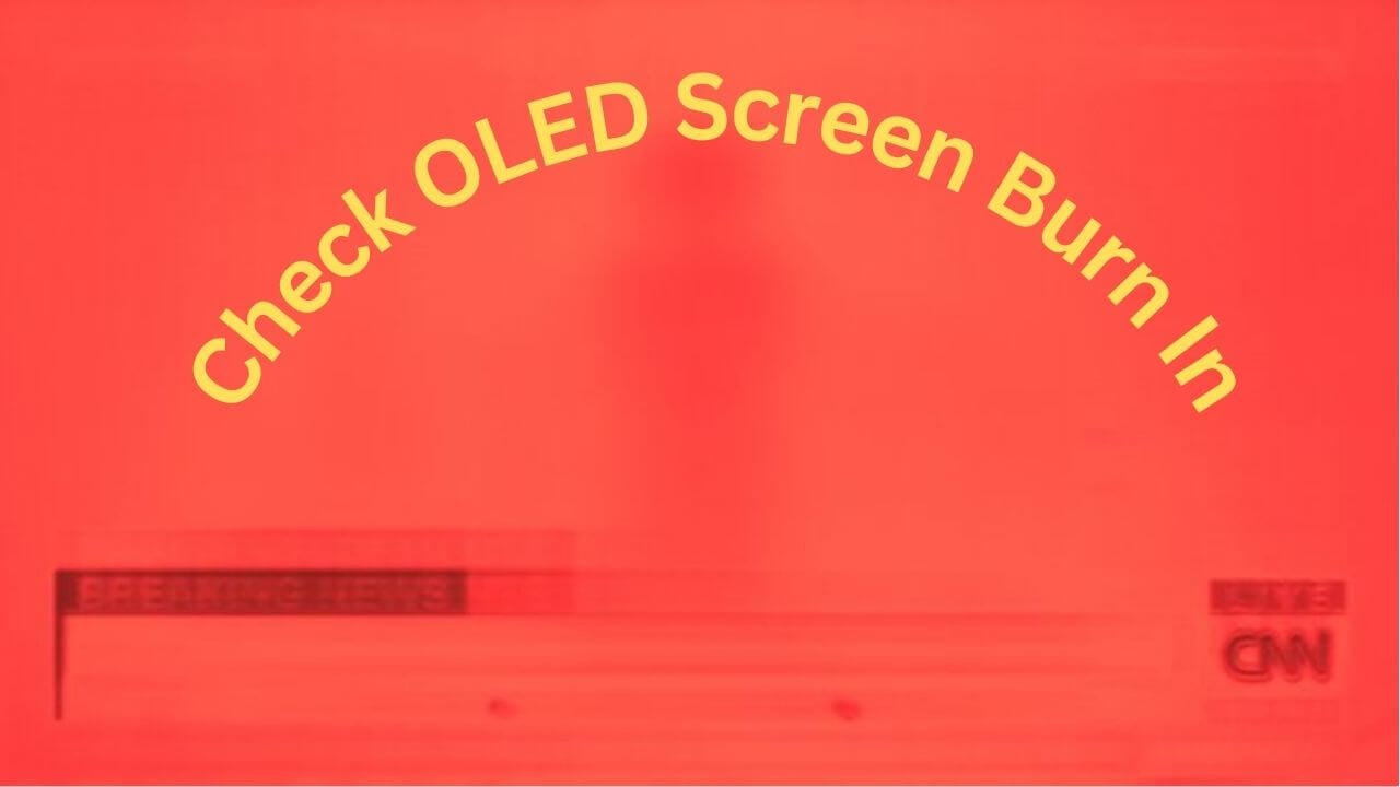 An example of a downside of an OLED monitor